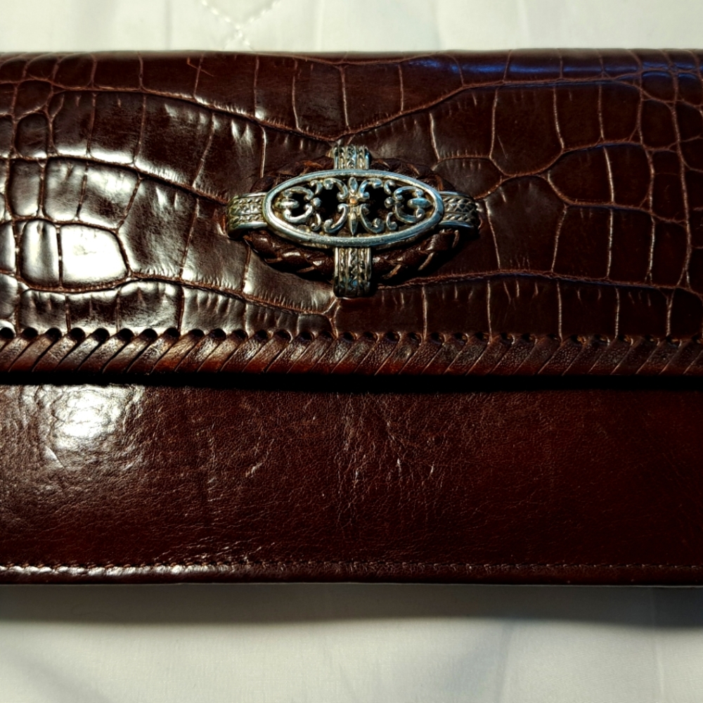 Brighton brown rich leather wallet